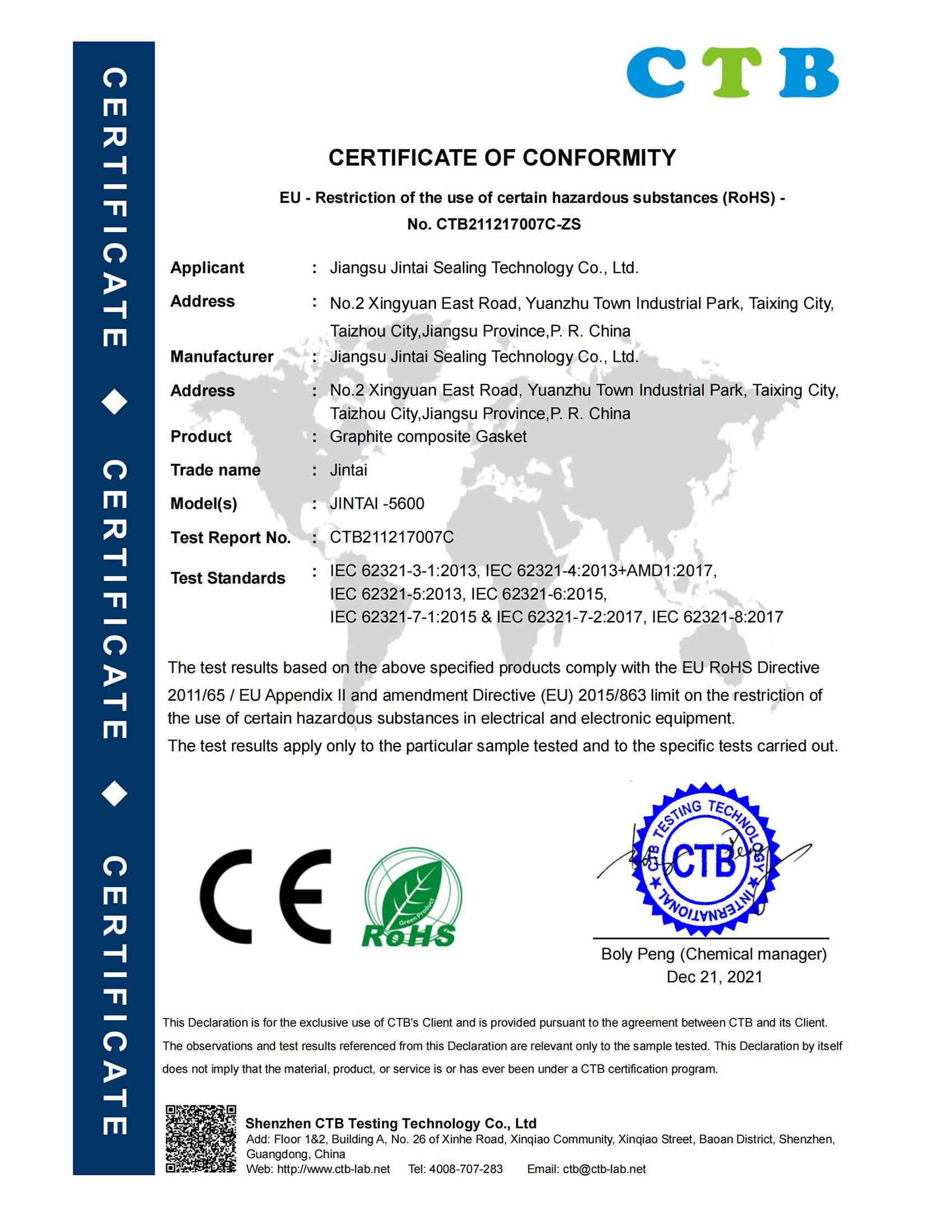 Graphite Composite Gasket (2)